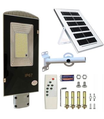 Tugev 100W Solar tänavavalgustus 129 LED