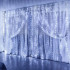 Rippuvad LED Tuled 300 LED Garlands Kardin 3x3m Dekoratiivne
