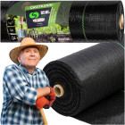 Agrotekstiil 70G 1,6x50m Must UV Kaitsekangas