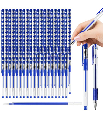 Automaatne geelpliiats koolile 0,5 mm sinine