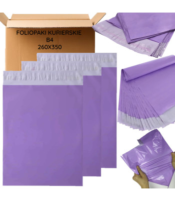 Foliopaki Kullerpakid Lillad B4 260x350 50 tk