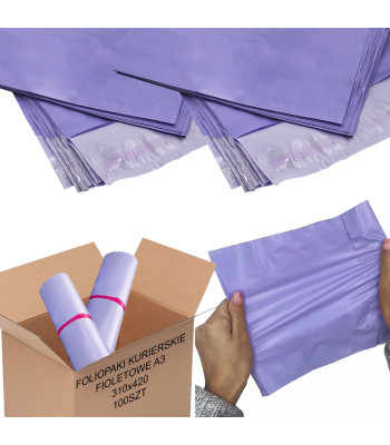 Foliopakk A3 Violetne 310x420 100 tk