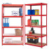 Punane metallist laoriiul 180x90x40