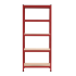 Punane metallist laoriiul 180x90x40