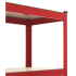 Punane metallist laoriiul 180x90x40