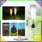 2x Päikeseenergial töötav aialamp - Pampase rohi