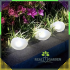 LED Päikesevalgustusega Aialamp Kivi Terrassile 16cm Elegantne