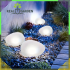 LED Päikesevalgustusega Aialamp Kivi Terrassile 16cm Elegantne