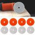 10x Teemantpoleerketas 80mm Plaatide Poleerimiseks