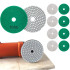 10x Teemantlihvimisketas 80 mm plaatide poleerimiseks 1000