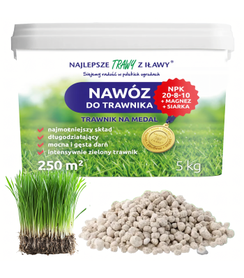 Mitmekomponentne Muru Väetis NPK 20-8-10 Graanul 5 kg 250 m²