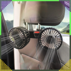 Autoventilaator Pöörlev Kaksik USB