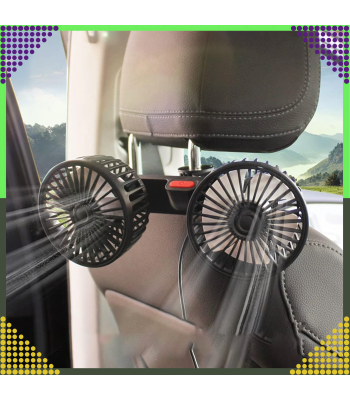 Autoventilaator Pöörlev Kaksik USB
