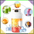 Kaasaskantav Blender Mikser Jookideks Puuviljadeks Smoothie 1L Juhtmevaba USB