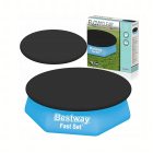 Bestway 58032 Basseini Kaitsekate PVC Ø 244cm Must Ümmargune