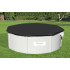 Bestway 58292 kaitsekiht PVC basseinile Ø 396cm must ümmargune