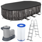 Bestway 5611R Steel Pro Rectangular Garden Pool 610x366x122cm