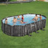Bestway 5611R Steel Pro Rectangular Garden Pool 610x366x122cm