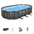 Bestway 5611R Steel Pro Rectangular Garden Pool 610x366x122cm