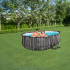 Bestway 5611R Steel Pro Rectangular Garden Pool 610x366x122cm