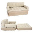 5in1 täispuhutav kaheinimese diivanvoodi, 180x147, kreemikas