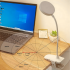 Juhtmeta LED lugemislamp klambriga