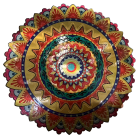 Riputatav Värviline Tuulekell Mandala 3D
