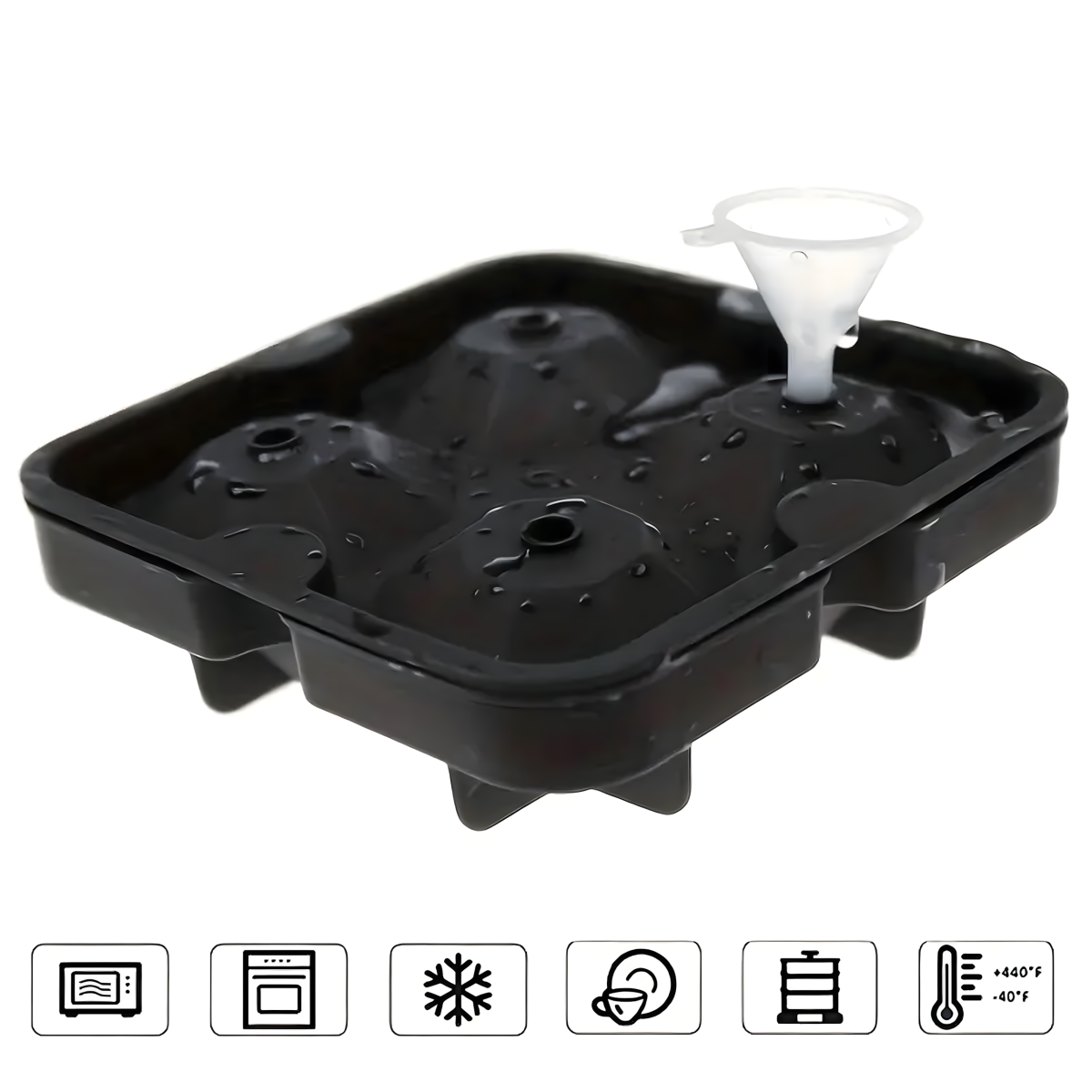 Silikoonist Jääkuubiku Vorm XL