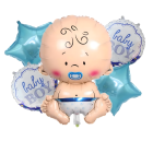 Baby Shower poiss beebipoiss õhupallikomplekt