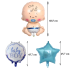 Baby Shower poiss beebipoiss õhupallikomplekt