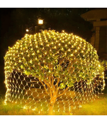 LED valguskardin 144x Soe Valge valgus – 2x2m | 8 Režiimi