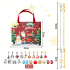 Jõulukalender Käevõrud Ehted Ripatsid 24 tk Diy Kingitus