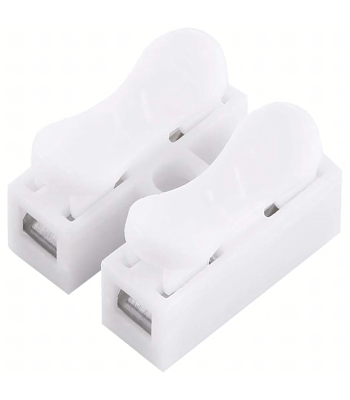 20 x Kiirkinnitus Klemmliist 2-Pin Juhtmetele CH2