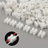 20 x Kiirkinnitus Klemmliist 2-Pin Juhtmetele CH2