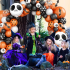 Õhupallide Komplekt Kolju Girland Halloweeniks