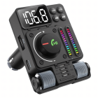 Auto Bluetooth-saatja FM-raadio Bluetooth 5.3 PD 30W laadija