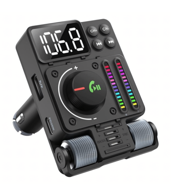 Auto Bluetooth-saatja FM-raadio Bluetooth 5.3 PD 30W laadija