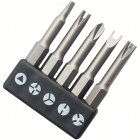 5-osaline spetsiaalse täppiskruvikeeraja otsikute komplekt