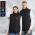 Soojendusega vest USB-ühendusega, 3XL (L), must