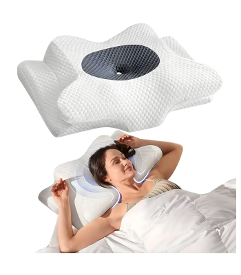 Ortopeediline Padi Seljale ja Kõhule Magamiseks 3D Profileeritud Liblikas