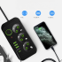 Toitejuhtme pikendusjuhe 2m 3 pistikupesa 5 x USB laadija lüliti