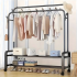 Kahekordne multifunktsionaalne riidepuu ratastega