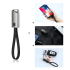 USB-C - USB-A laadimiskaabel võtmepaela kujul
