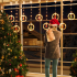 LED-kardin koos joonistega