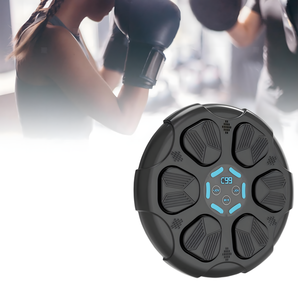 Interaktiivne poksimasin Bluetoothi ja muusikaga