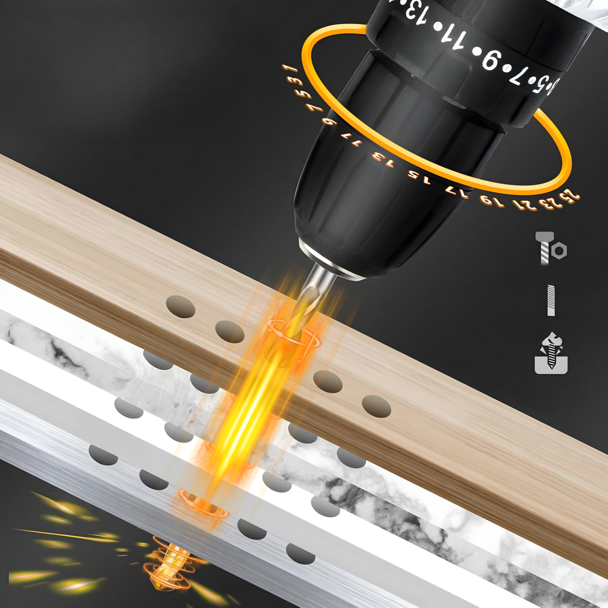 Akutrell Löökpuur 48V