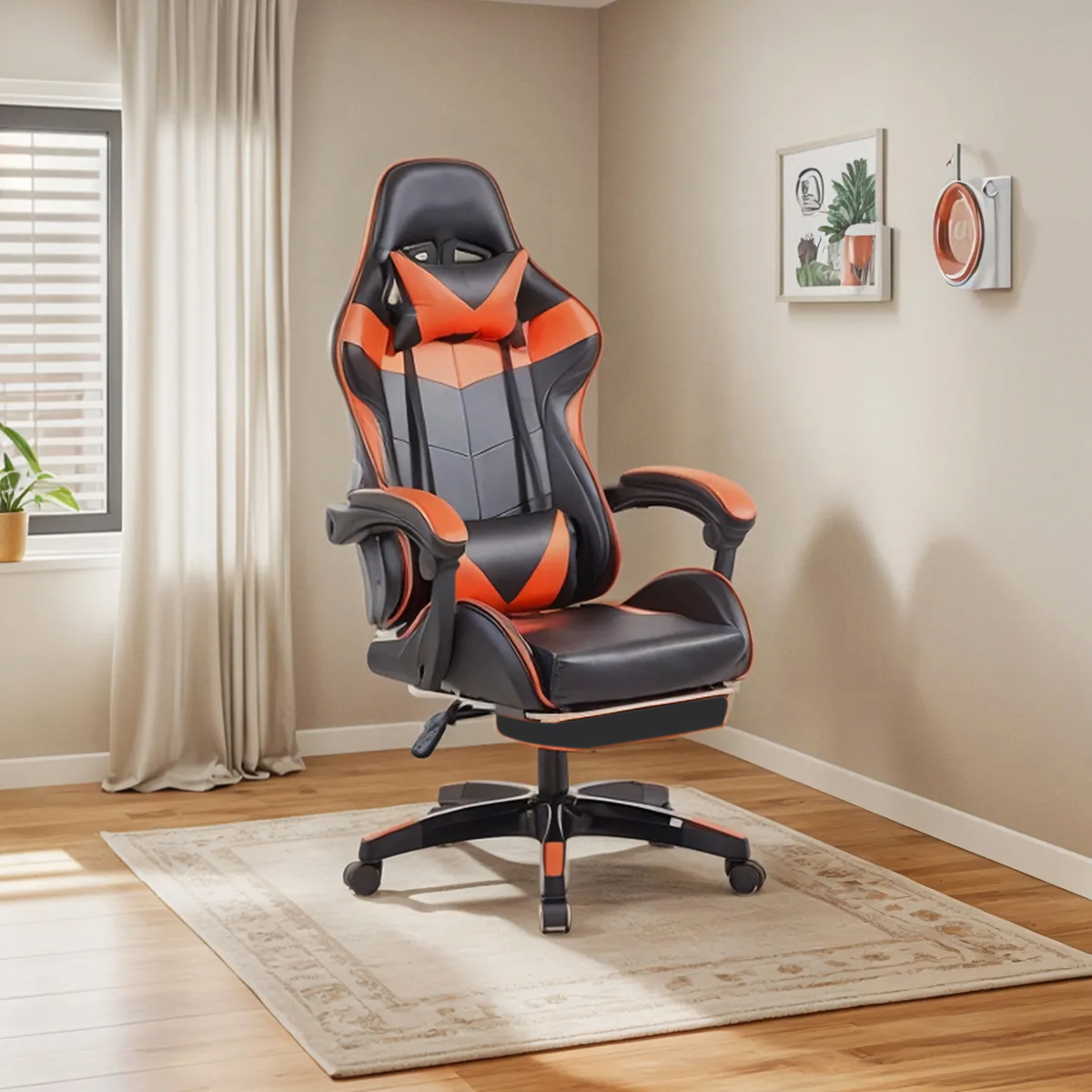 Mänguritool Kontoritool Jalatoega