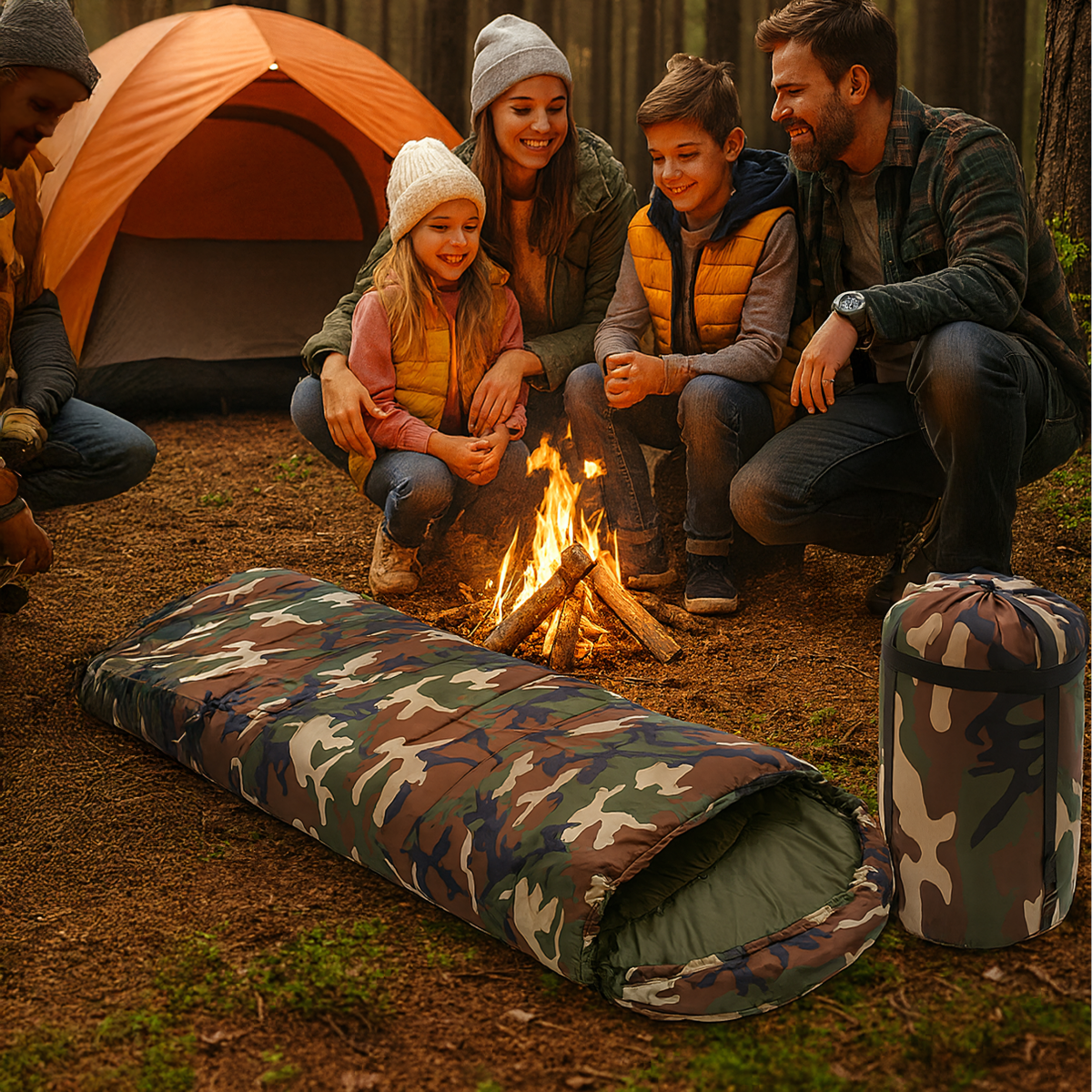 Moodumiskott 2in1 Moro Mumia Turistlik Kerge Soe Kootud Kapuutsiga 210x75 cm