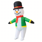 Täispuhutav LED Lumememm Suur Täispuhutav Lumememm Valgustusega Dekoratsioon XL