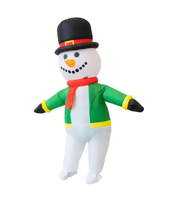 Täispuhutav LED Lumememm Suur Täispuhutav Lumememm Valgustusega Dekoratsioon XL